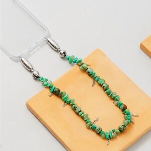 Ossa New York Turquoise Stone and Fringe Wristlet and iPhone 14 Pro Max Case